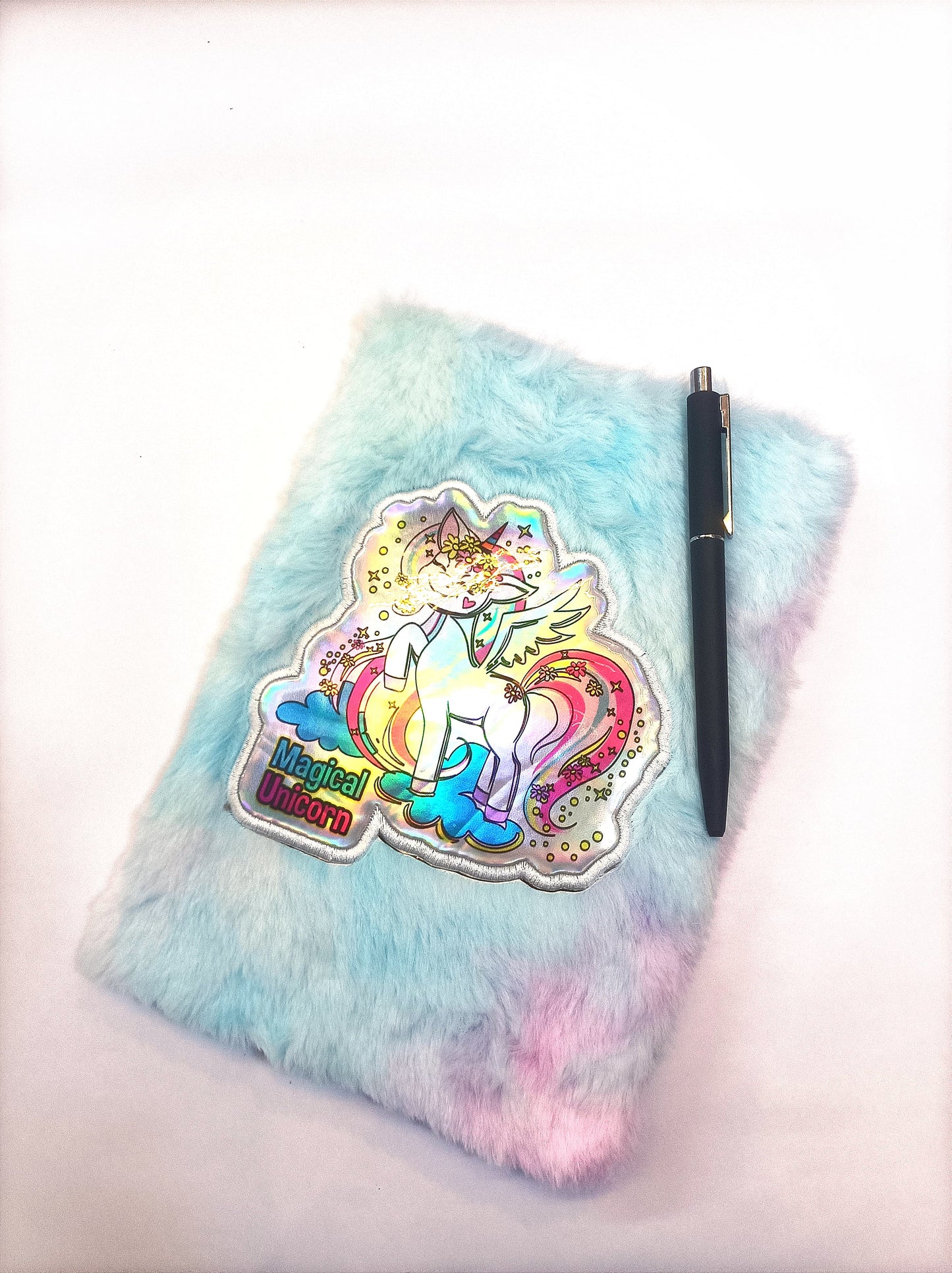 Unicorn Soft Fur Diary